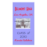 Fancy Purple Photo Grad Card! photo cards