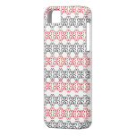 Fancy Red & Black Scroll iphone 5 casemate cases