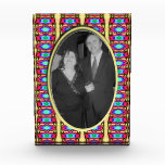 fancy red yellow photo frame awards