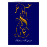 Fancy S Monogrammed cards