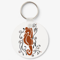 Fancy sea horse key chain keychains by marcya7 Fancy sea horse key chain keychains