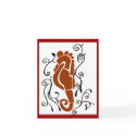 Fancy sea horse note card by marcya7 Fancy sea horse note card