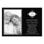 Fancy Seal Anniversary Photo Invitation invitations