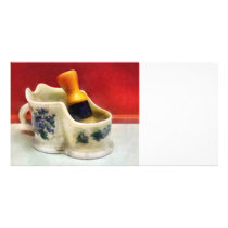 Fancy Shaving Mug photo cards
