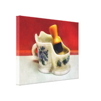 Fancy Shaving Mug canvas prints