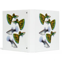 Fancy Snakeskin Guppies Binder
