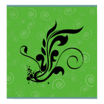 fancy swirl posters