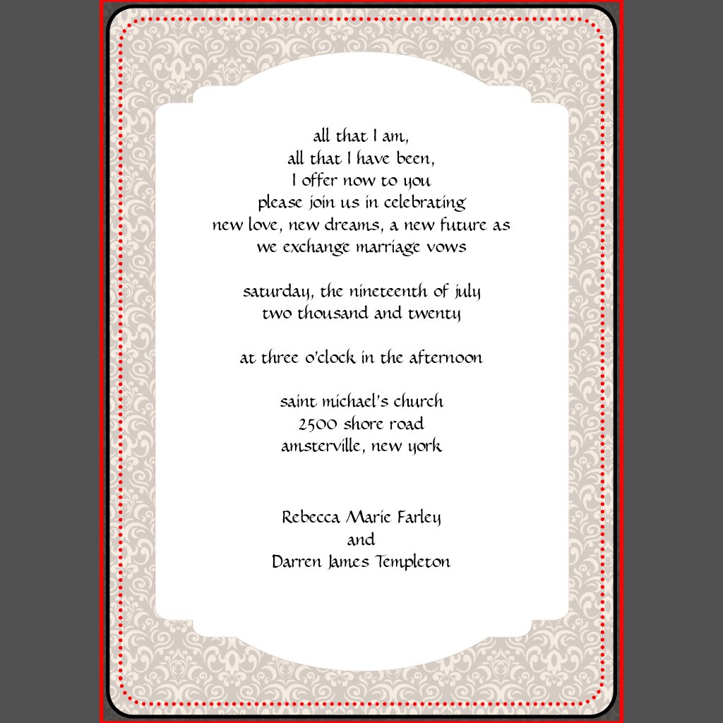 Second Marriage Invitations Announcements Zazzle Second Marriage Invite Etiquette