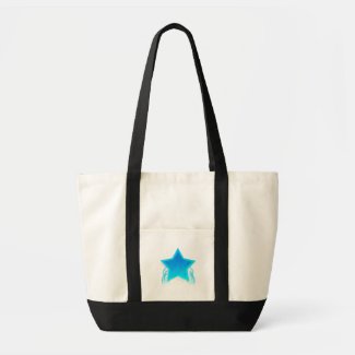 Fancy Swirl Star Tote Bag
