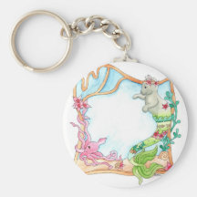 Fancy Tail Mercat with Squid Key Chains
