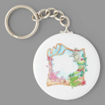 Fancy Tail Mercat with Squid keychains