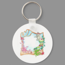 Fancy Tail Mercat with Squid keychains
