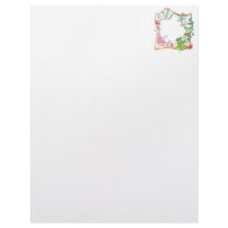 Fancy Tail Mercat with Squid letterhead by BeMusedArt Fancy Tail Mercat with Squid letterhead