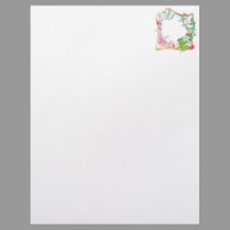 Fancy Tail Mercat with Squid letterhead