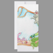 Fancy Tail Mercat with Squid rack cards