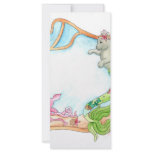 Fancy Tail Mercat with Squid Customized Rack Card