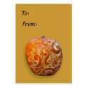 Fancy Thanksgiving Pumpkin Tag! business cards by Occitania Fancy Thanksgiving Pumpkin Tag! business cards