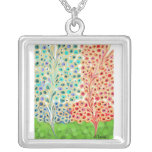 Fancy Trees Personalized Necklace