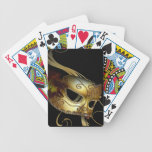 Fancy Venetian Masquerade black | gold Deck Of Cards