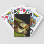 Fancy Venetian Masquerade olive | gold Deck Of Cards