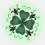 Fancy victorian shamrock St Patricks Day Sticker