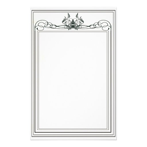 Fancy Victorian Stationery 2 | Zazzle