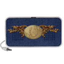 Fancy Western Gold Buckle speakers