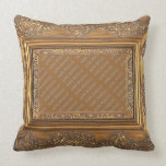 Fancy Wooden Frame Add Photo Pillow
