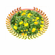 Fancy Yellow Mums photo sculptures