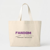 Fandom In Stitches Tote Bag