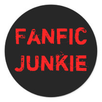 Fanfic Junkie Stickers