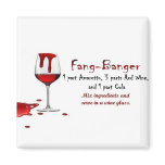 Fang-Banger Drink Recipe magnets