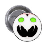 Fang Face Smiley Button