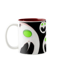 Fang Face Smiley mugs by JaZilla Fang Face Smiley mugs