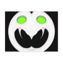 Fang Face Smiley postcards