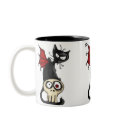 fang kitty mugs