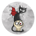 fang kitty stickers