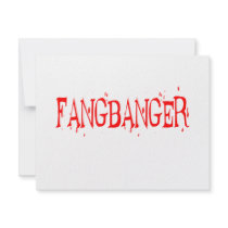 FANGBANGER invitations by Fangtastic FANGBANGER invitations
