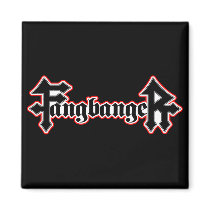 Fangbanger Vampire Halloween magnets