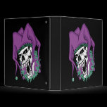 Fanged Jester Skull binders