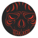 Fanged Skull Stickers by demonlollipop Fanged Skull Stickers
