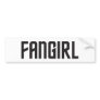 Fangirl Bumper Sticker
