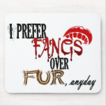 Fangs over Fur Mouse Pads