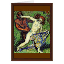 Fangspiel (Faun And Nymph) By Stuck Franz Von Cards
