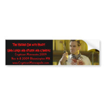 fanLuigi, The Horror Con with Heart!(And lungs ... bumper stickers by DonOfTheDead fanLuigi, The Horror Con with Heart!(And lungs ... bumper stickers