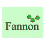 Fannon Family Post Card