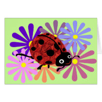 Fanny the Ladybug blank card by marcya7 Fanny the Ladybug blank card