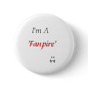 "fanpire" - vampire buttons by team1edward "fanpire" - vampire buttons