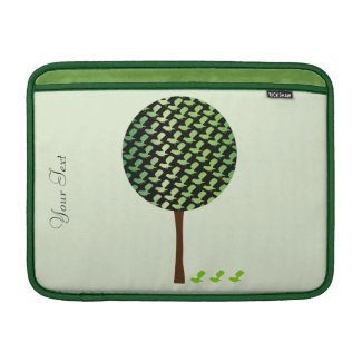 Fantail Bird Tree Customizeable Design Sleeves For Ipads