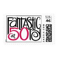Fantastic at 50 Stamp stamp